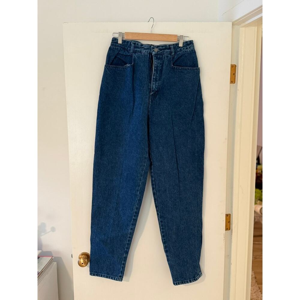 Vintage Unionbay High Waisted Jeans 90s Mom‎ Jeans Tapered Leg Medium Wash ✨